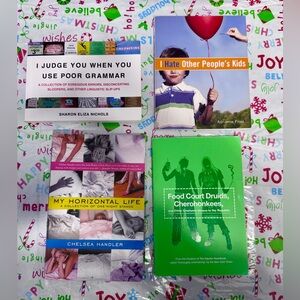 Lot of 4 Paperback Humor Books- See Description for Titles